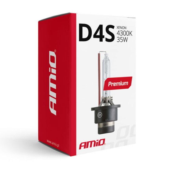 Amio - ΑΝΤΑΛΛΑΚΤΙΚΗ ΛΑΜΠΑ ΧΕΝΟΝ PREMIUM D4S 12V 4.300k 35W - 1 TEM. (01980/AM)