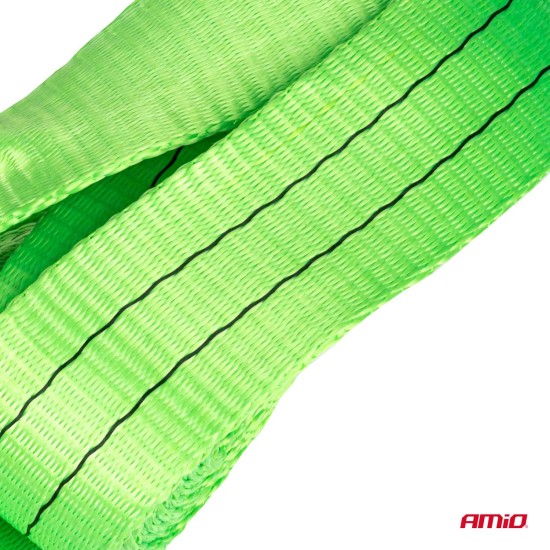 Amio - ΙΜΑΝΤΑΣ ΡΥΜΟΥΛΚΗΣΗΣ ΒΑΡΕΩΣ ΤΥΠΟΥ 9 ΤΟΝΩΝ (ΜΕ 2 ΜΕΓΑΛΟΥΣ ΓΑΝΤΖΟΥΣ) (EXTREME 4X4 OFF ROAD) - 5m Χ 60mm - 1 τεμ. (02015ZET/AM)