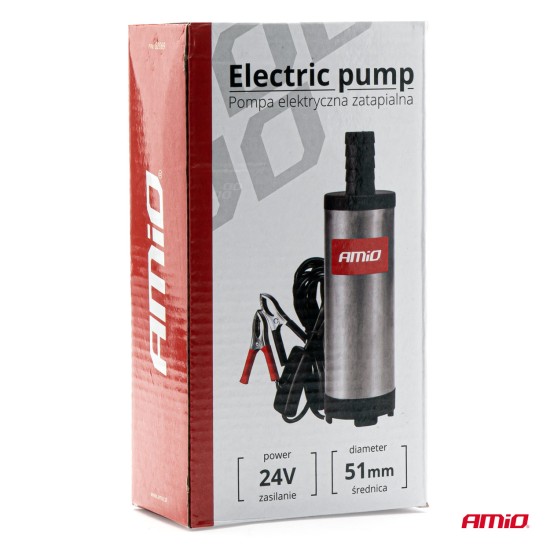 Amio - ΑΝΤΛΙΑ ΛΑΔΙΟΥ / ΥΓΡΩΝ ΗΛΕΚΤΡΙΚΗ 24V 51mm 25Lt/min 60W - 1 ΤΕΜ. (02069/AM)