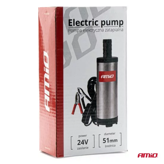 Amio - ΑΝΤΛΙΑ ΛΑΔΙΟΥ / ΥΓΡΩΝ ΗΛΕΚΤΡΙΚΗ 24V 51mm 25Lt/min 60W - 1 ΤΕΜ. (02069/AM)