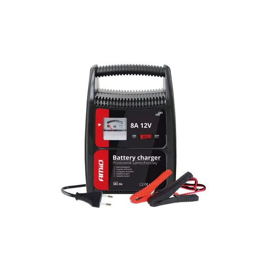 Amio - ΦΟΡΤΙΣΤΗΣ ΜΠΑΤΑΡΙΑΣ 12V 8A - 1 τεμ. (02086/AM)