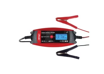 Amio - ΦΟΡΤΙΣΤΗΣ ΜΠΑΤΑΡΙΑΣ 2A/4A LCD 6/12V 1.2-120Ah - 1 ΤΕΜ. (02088/AM)