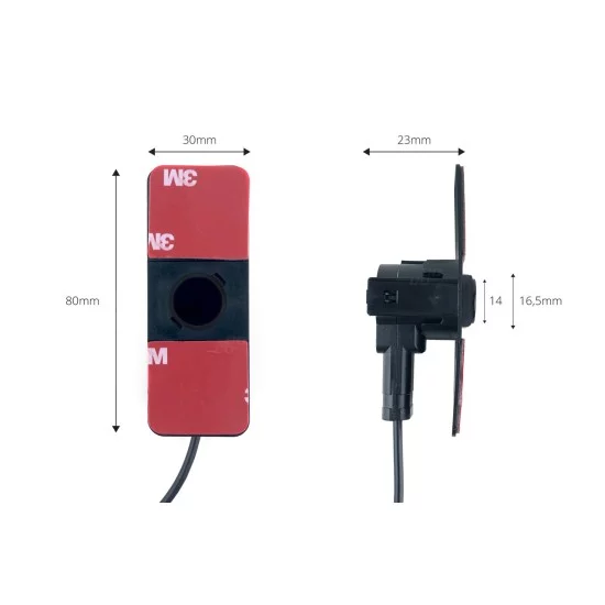 Amio - ΑΙΣΘΗΤΗΡΑΣ ΠΑΡΚΑΡΙΣΜΑΤΟΣ INSIDE MOUNT ΜΕ ΚΑΛΩΔΙΟ -1 ΤΕΜ. (02094/AM)