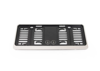 Amio - ΠΛΑΙΣΙΟ ΠΙΝΑΚΙΔΑΣ ΠΛΑΣΤΙΚΟ ΜΑΥΡΟ/ΑΣΗΜΙ (USA/JAPAN ΠΙΝΑΚΙΔΕΣ) 30,6 cm x 11,5 cm - 1 ΤΕΜ. (02109/AM)