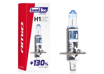 Amio - H1 12V 55W P14,5s LUMITEC LIMITED +130% UP TO 40m - 1 ΤΕΜ. (02130/AM)