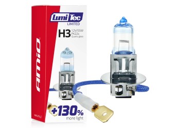 Amio - H3 12V 55W PK22s LUMITEC LIMITED +130% UP TO 40m - 1 ΤΕΜ. (02131/AM)