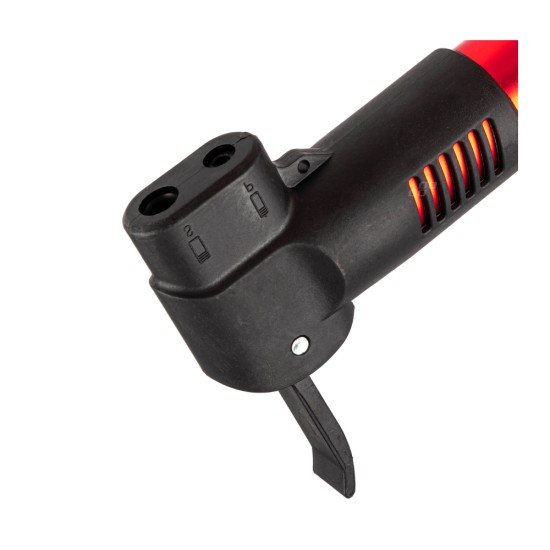 Amio - ΤΡΟΜΠΑ ΑΕΡΟΣ ΠΟΔΗΛΑΤΟΥ ΧΕΙΡΟΣ ΑΛΟΥΜΙΝΙΟΥ PU01 28CM - 1 ΤΕΜ. (02145/AM)