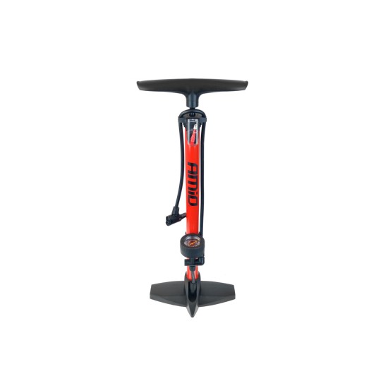 Amio - ΤΡΟΜΠΑ ΑΕΡΟΣ ΠΟΔΗΛΑΤΟΥ ΧΕΙΡΟΣ ΑΛΟΥΜΙΝΙΟΥ ΜΕ ΜΑΝΟΜΕΤΡΟ - 1 τεμ. (02146/AM)