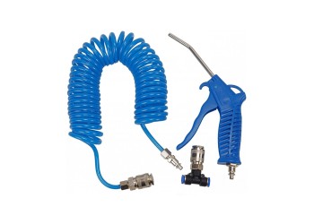 Amio - ΠΙΣΤΟΛΙ ΑΕΡΑ 10ATM ΜΕ ΣΠΙΡΑΛ 5m ΚΑΙ ΑΝΤΑΠΤΟΡΑ Τ 1/4 - 1 ΤΕΜ. (02158/AM)