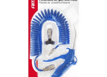 Amio - ΠΙΣΤΟΛΙ ΑΕΡΑ 10ATM ΜΕ ΣΠΙΡΑΛ 5m ΚΑΙ ΑΝΤΑΠΤΟΡΑ Τ 1/4 - 1 ΤΕΜ. (02158/AM)