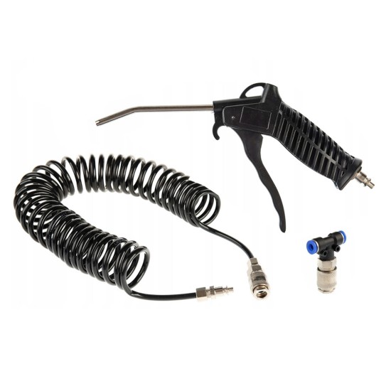 Amio - ΠΙΣΤΟΛΙ ΑΕΡΑ 13ATM ΜΕ ΣΠΙΡΑΛ 5m ΚΑΙ ΑΝΤΑΠΤΟΡΑ Τ 1/4 - 1 ΤΕΜ. (02159/AM)