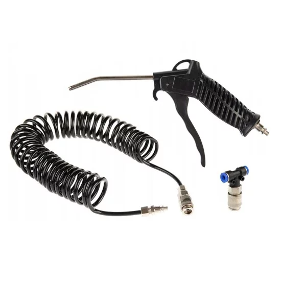 Amio - ΠΙΣΤΟΛΙ ΑΕΡΑ 13ATM ΜΕ ΣΠΙΡΑΛ 5m ΚΑΙ ΑΝΤΑΠΤΟΡΑ Τ 1/4 - 1 ΤΕΜ. (02159/AM)