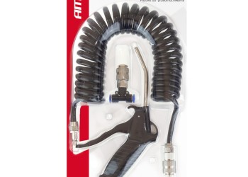 Amio - ΠΙΣΤΟΛΙ ΑΕΡΑ 13ATM ΜΕ ΣΠΙΡΑΛ 5m ΚΑΙ ΑΝΤΑΠΤΟΡΑ Τ 1/4 - 1 ΤΕΜ. (02159/AM)