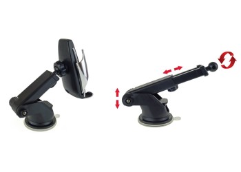 Amio - ΒΑΣΗ ΚΙΝΗΤΟΥ ΑΕΡΑΓΩΓΟΥ PHW-01 ΜΕ ΑΣΥΡΜΑΤΟ ΦΟΡΤΙΣΤΗ 5V 2A ΓΙΑ ΚΙΝΗΤΑ ΜΕ ΕΠΑΓΩΓΙΚΗ ΦΟΡΤΙΣΗ - 1 ΤΕΜ. (02160/AM)