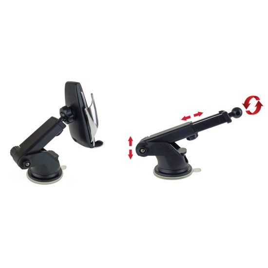 Amio - ΒΑΣΗ ΚΙΝΗΤΟΥ ΑΕΡΑΓΩΓΟΥ PHW-01 ΜΕ ΑΣΥΡΜΑΤΟ ΦΟΡΤΙΣΤΗ 5V 2A ΓΙΑ ΚΙΝΗΤΑ ΜΕ ΕΠΑΓΩΓΙΚΗ ΦΟΡΤΙΣΗ - 1 ΤΕΜ. (02160/AM)