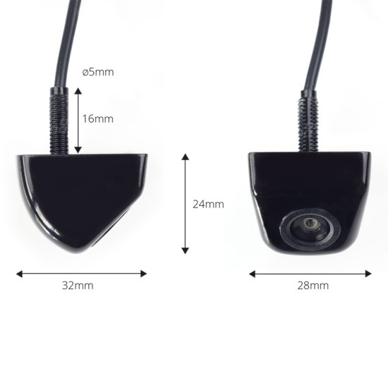 Amio - ΚΑΜΕΡΑ ΟΠΙΣΘΟΠΟΡΕΙΑΣ HD-310 ΒΙΔΩΤΗ ΜΕ ΣΠΕΙΡΩΜΑ 12V - 1 τεμ. (02163/AM)