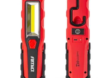 Amio - ΦΑΚΟΣ WT02 12/24/230V/MICRO USB COB LED 150/300lm 3W ΜΕ ΜΑΓΝΗΤΙΚΗ ΒΑΣΗ+ΓΑΝΤΖΟΣ - 1 τεμ. (02171/AM)