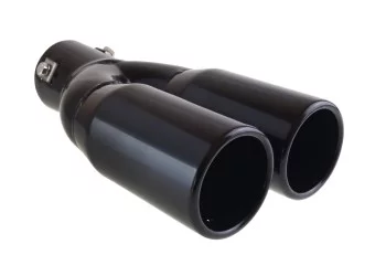 Amio - ΑΚΡΟ ΕΞΑΤΜΙΣΗΣ ΔΙΠΛΗ ΑΠΟΛΗΞΗ ΜΑΥΡΟ 130x215mm Φ35>50mm - 1 τεμ. (02194/AM)