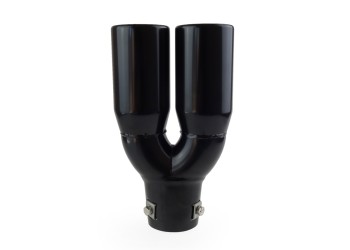 Amio - ΑΚΡΟ ΕΞΑΤΜΙΣΗΣ ΔΙΠΛΗ ΑΠΟΛΗΞΗ ΜΑΥΡΟ 130x215mm Φ35>50mm - 1 τεμ. (02194/AM)