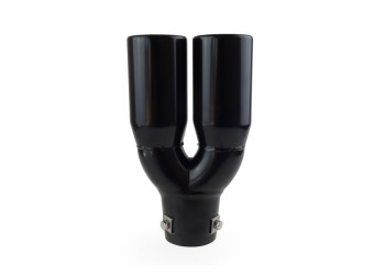 Amio - ΑΚΡΟ ΕΞΑΤΜΙΣΗΣ ΔΙΠΛΗ ΑΠΟΛΗΞΗ ΜΑΥΡΟ 130x215mm Φ35>50mm - 1 τεμ. (02194/AM)