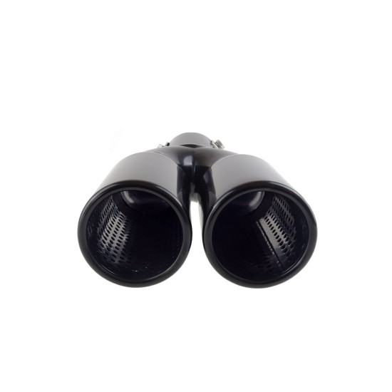 Amio - ΑΚΡΟ ΕΞΑΤΜΙΣΗΣ ΔΙΠΛΗ ΑΠΟΛΗΞΗ ΜΑΥΡΟ 130x215mm Φ35>50mm - 1 τεμ. (02194/AM)