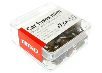 Amio - ΑΣΦΑΛΕΙΕΣ MINI 7.5A - ΚΟΥΤΙ 50 ΤΕΜ. (02218/AM)