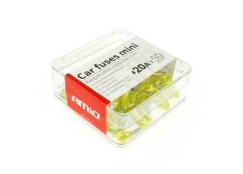 Amio - ΑΣΦΑΛΕΙΕΣ MINI 20A - ΚΟΥΤΙ 50 ΤΕΜ. (02221/AM)