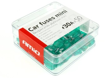 Amio - ΑΣΦΑΛΕΙΕΣ MINI 30A - ΚΟΥΤΙ 50 ΤΕΜ. (02223/AM)