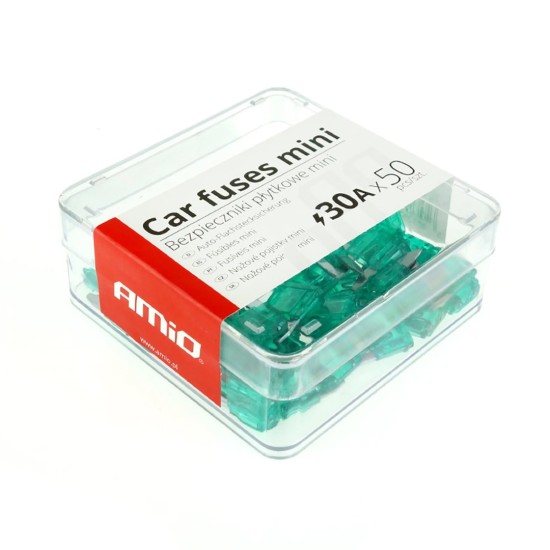 Amio - ΑΣΦΑΛΕΙΕΣ MINI 30A - ΚΟΥΤΙ 50 ΤΕΜ. (02223/AM)