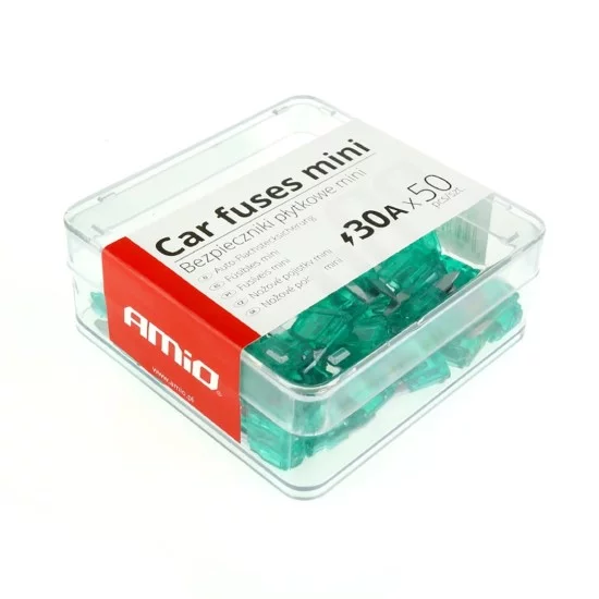 Amio - ΑΣΦΑΛΕΙΕΣ MINI 30A - ΚΟΥΤΙ 50 ΤΕΜ. (02223/AM)