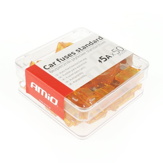 Amio - ΑΣΦΑΛΕΙΕΣ STANDARD 5A - 50 ΤΕΜ. ΚΟΥΤΙ (02226/AM)