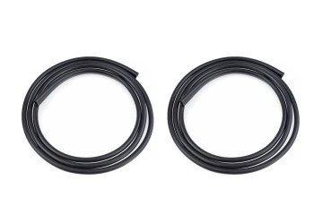 Amio - ΤΡΙΜ ΠΟΡΤΑΣ ΠΡΟΣΤΑΤΕΥΤΙΚΟ ΤΥΠΟΥ U 2x65cm ΜΑΥΡΟ - 2 ΤΕΜ. (02233/AM)