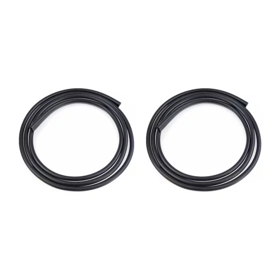 Amio - ΤΡΙΜ ΠΟΡΤΑΣ ΠΡΟΣΤΑΤΕΥΤΙΚΟ ΤΥΠΟΥ U 2x65cm ΜΑΥΡΟ - 2 ΤΕΜ. (02233/AM)