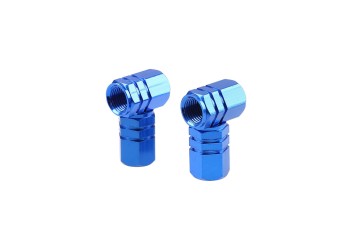 Amio - ΚΑΠΑΚΙΑ ΒΑΛΒΙΔΩΝ ΑΛΟΥΜΙΝΙΟΥ ΜΠΛΕ – 4 ΤΕΜ. (02239/AM)