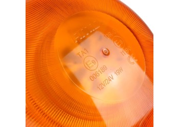 Amio - ΦΑΡΟΣ W03SB 12V/24V 36LED ΒΙΔΩΤΟΣ (ΜΟΝΗ ΒΙΔΑ) ΠΟΡΤΟΚΑΛΙ IP56 - 1 ΤΕΜ. (02294/AM)