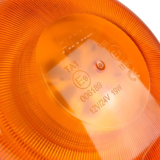 Amio - ΦΑΡΟΣ W03SB 12V/24V 36LED ΒΙΔΩΤΟΣ (ΜΟΝΗ ΒΙΔΑ) ΠΟΡΤΟΚΑΛΙ IP56 - 1 ΤΕΜ. (02294/AM)