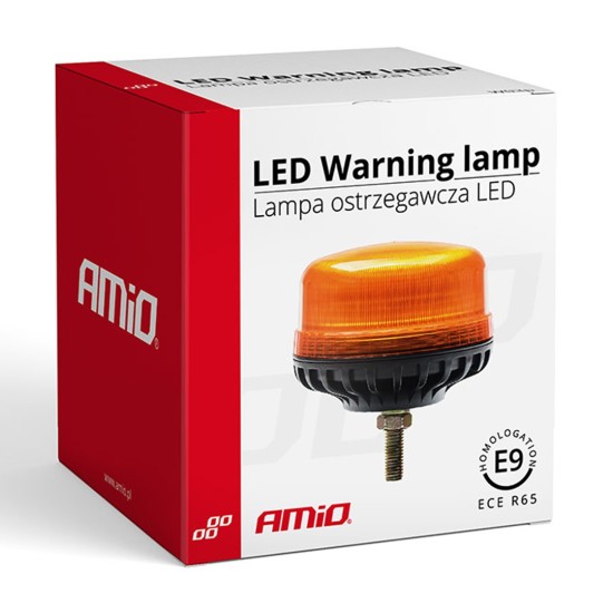 Amio - ΦΑΡΟΣ W03SB 12V/24V 36LED ΒΙΔΩΤΟΣ (ΜΟΝΗ ΒΙΔΑ) ΠΟΡΤΟΚΑΛΙ IP56 - 1 ΤΕΜ. (02294/AM)