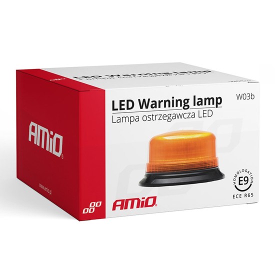 Amio - ΦΑΡΟΣ W03B 12V/24V 36LED ΒΙΔΩΤΟΣ (3 ΒΙΔΕΣ) ΠΟΡΤΟΚΑΛΙ IP56 136X68MM - 1 ΤΕΜ. (02296/AM)