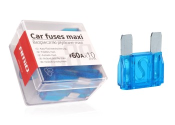 Amio - ΑΣΦΑΛΕΙΕΣ MAXI 60A ΣΕ ΚΟΥΤΙ - 10 ΤΕΜ. (02328/AM)