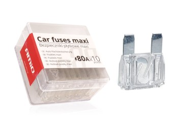 Amio - ΑΣΦΑΛΕΙΕΣ MAXI 80A ΣΕ ΚΟΥΤΙ - 10 ΤΕΜ. (02329/AM)