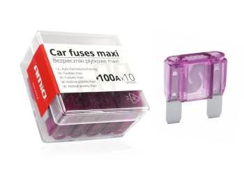 Amio - ΑΣΦΑΛΕΙΕΣ MAXI 100A ΣΕ ΚΟΥΤΙ - 10 ΤΕΜ. (02330/AM)