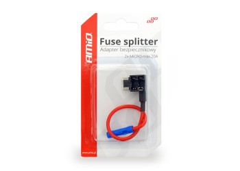 Amio - ΚΛΕΦΤΗΣ ΡΕΥΜΑΤΟΣ ΑΠΟ ΑΣΦΑΛΕΙΟΘΗΚΗ ΓΙΑ 2 ΑΣΦΑΛΕΙΕΣ ΕΩΣ 20A (MICRO FUSE) - 1 ΤΕΜ. (02332/AM)