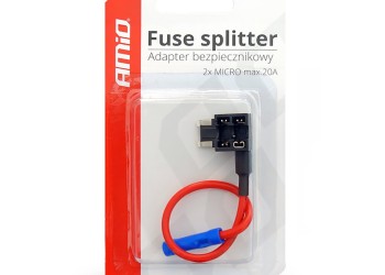 Amio - ΚΛΕΦΤΗΣ ΡΕΥΜΑΤΟΣ ΑΠΟ ΑΣΦΑΛΕΙΟΘΗΚΗ ΓΙΑ 2 ΑΣΦΑΛΕΙΕΣ ΕΩΣ 20A (MICRO FUSE) - 1 ΤΕΜ. (02332/AM)