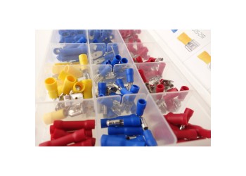 Amio - ΦΙΣΑΚΙΑ ΑΚΡΟΔΕΚΤΕΣ ΚΑΛΩΔΙΩΝ - ΣΕ ΚΑΣΕΤΙΝΑ 250 ΤΕΜ. (02339/AM)