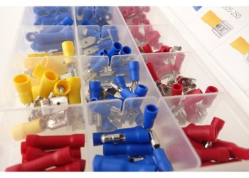 Amio - ΦΙΣΑΚΙΑ ΑΚΡΟΔΕΚΤΕΣ ΚΑΛΩΔΙΩΝ - ΣΕ ΚΑΣΕΤΙΝΑ 250 ΤΕΜ. (02339/AM)