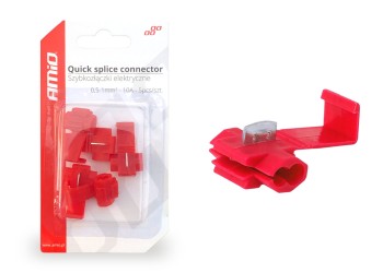 Amio - ΚΛΕΦΤΗΣ ΡΕΥΜΑΤΟΣ ΑΠΟ ΚΑΛΩΔΙΟ ΚΟΚΚΙΝΟ 10A - 5 ΤΕΜ. (02340/AM)