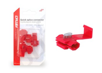 Amio - ΚΛΕΦΤΗΣ ΡΕΥΜΑΤΟΣ ΑΠΟ ΚΑΛΩΔΙΟ ΚΟΚΚΙΝΟ 10A - 5 ΤΕΜ. (02340/AM)