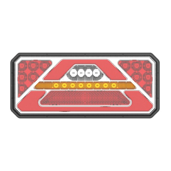 Amio - ΦΑΝΑΡΙ ΠΙΣΙΝΟ ΑΡΙΣΤΕΡΟ RCL-02-L 10-30V LED 236x104x40mm ΜΕ ΚΑΛΩΔΙΟ 1ΤΕΜ (02364/AM)