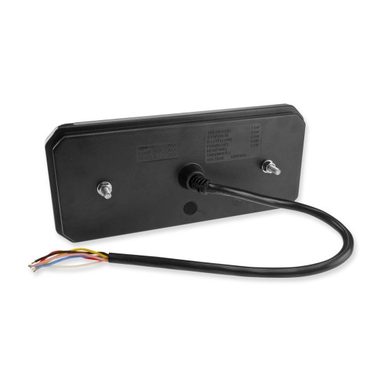 Amio - ΦΑΝΑΡΙ ΠΙΣΙΝΟ ΔΕΞΙ RCL-02-R 10-30V LED 236x104x40mm ΜΕ ΚΑΛΩΔΙΟ 1ΤΕΜ (02365/AM)