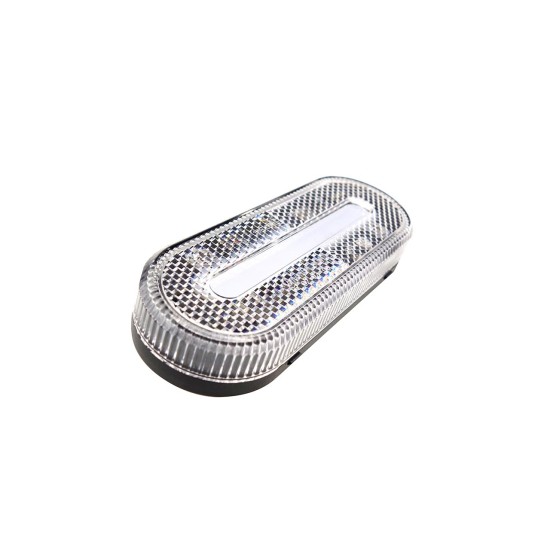 Amio - ΦΩΣ ΟΓΚΟΥ ΦΟΡΤΗΓΟΥ LED ΛΕΥΚΟ ΟΒΑΛ 10-30V 124x49x22mm ΑΔΙΑΒΡΟΧΟ OM-01-W 1ΤΕΜ. (02375/AM)